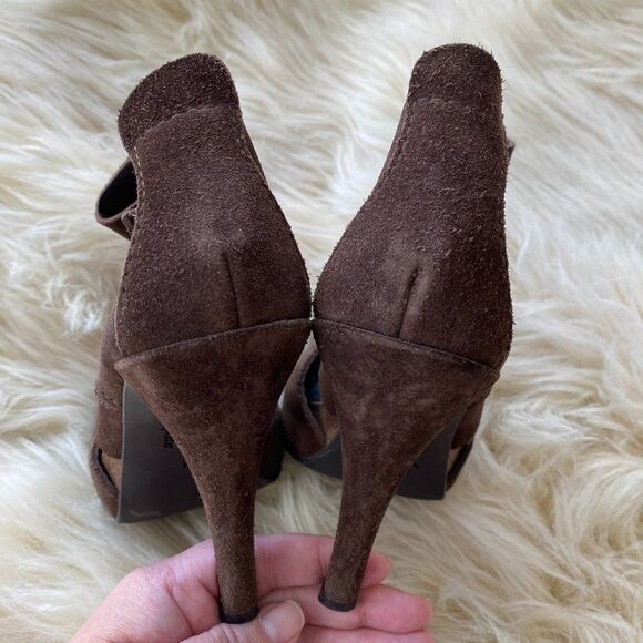 Pedro Garcia Open-toe Suede Chenoa Bootie-Made in Spain purchased at Nordstrom - Picture 3 of 7